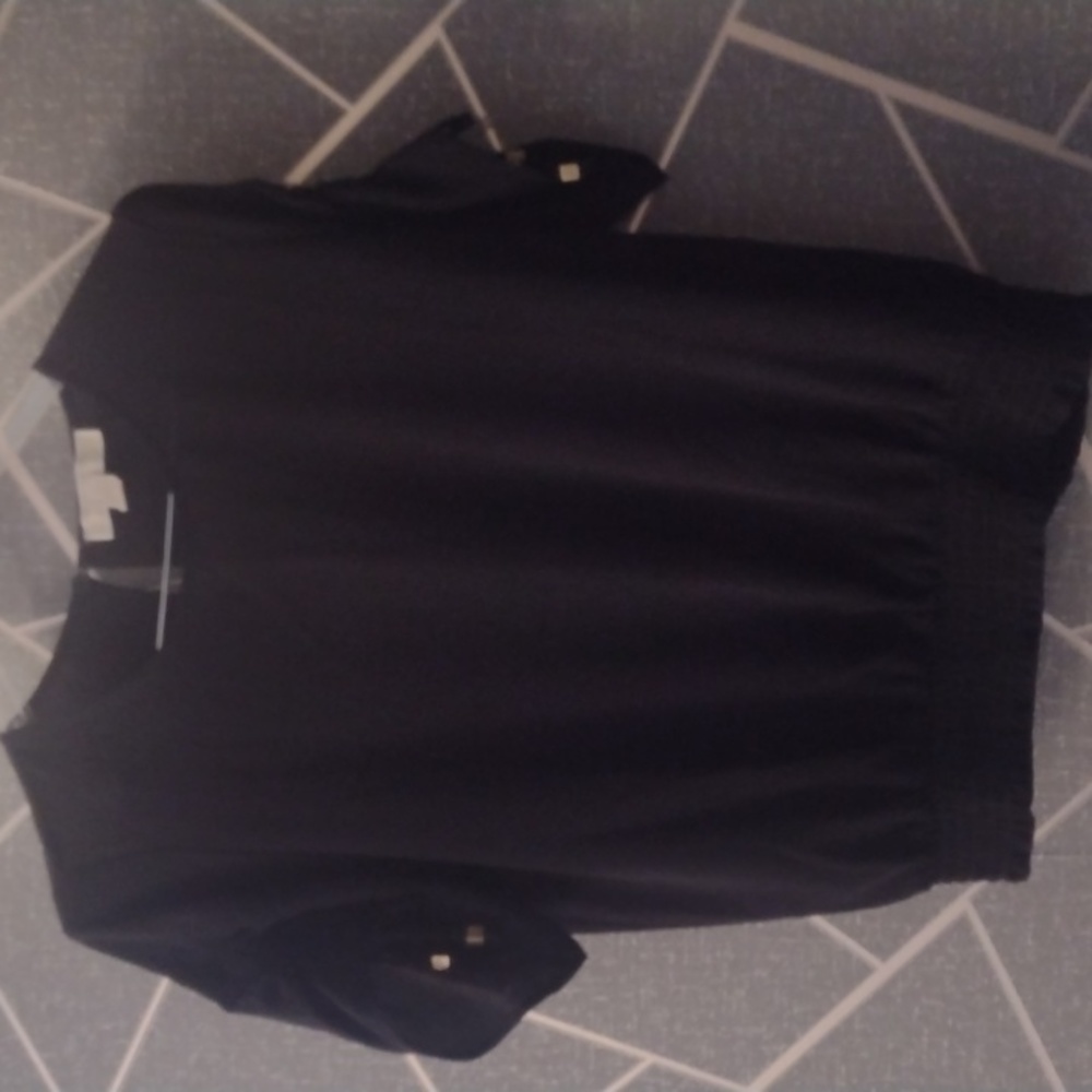 Michael Kors  black short sleeve top ptp 21"